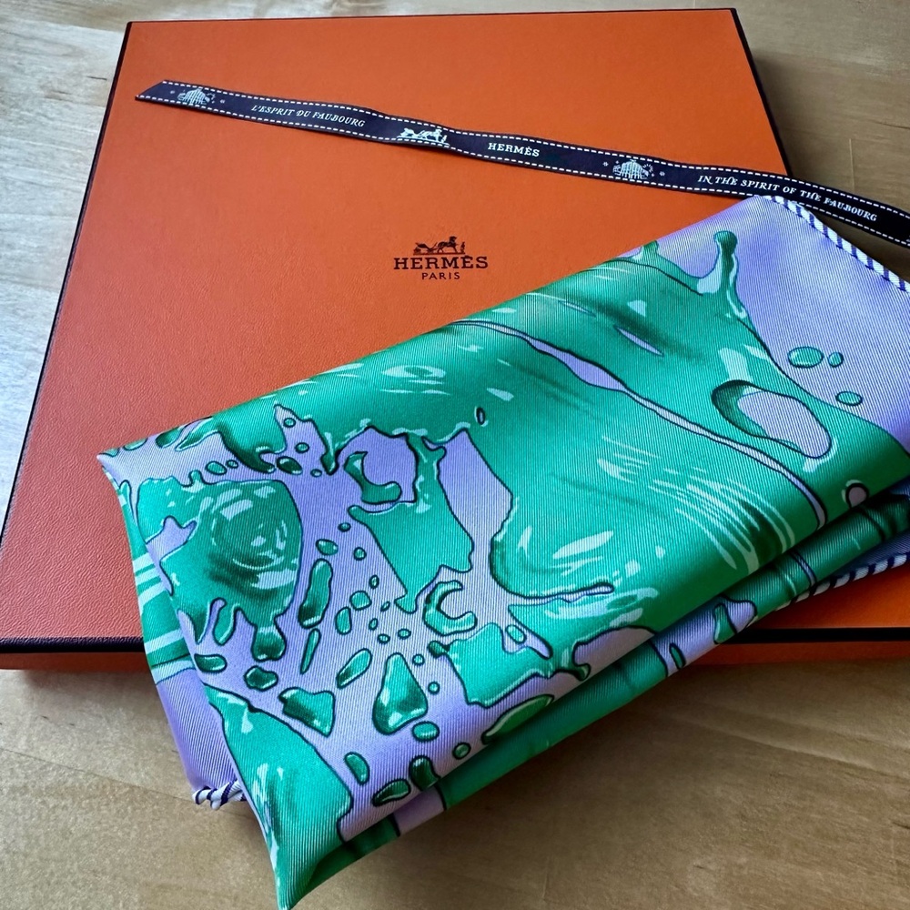 Hermès Gavroche 45 silk scarf